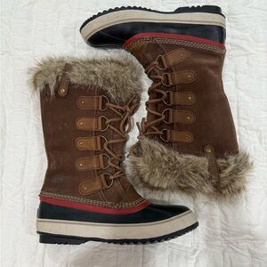 Sorel Joan of Arctic Fur-Trimmed Winter Boots